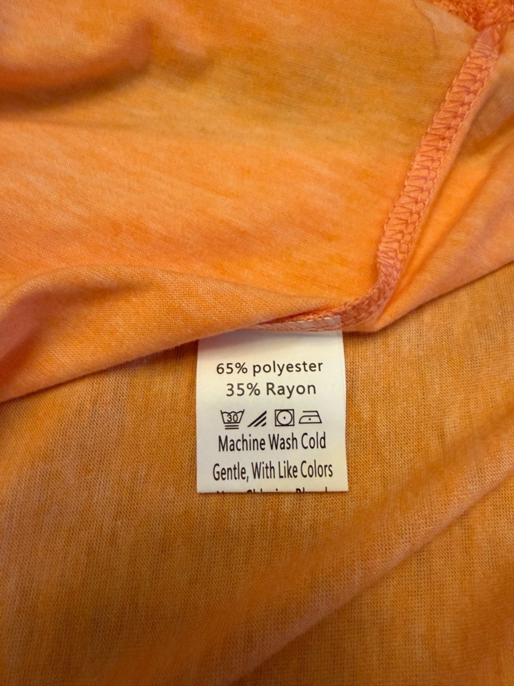 Automet Orange Long-Sleeve Crewneck Shirt NWT - Picture 5 of 9